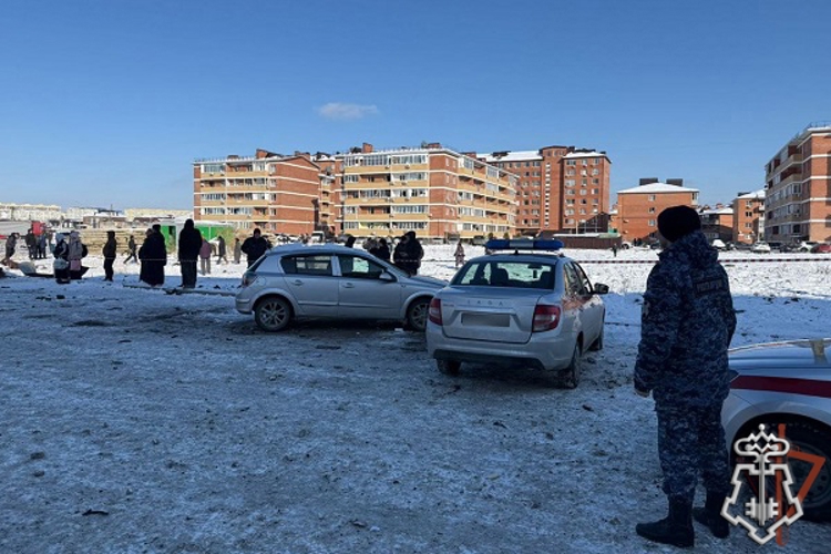 Росгвардия обеспечивает безопасность и участвует в ликвидации последствий падения БПЛА в Адыгее