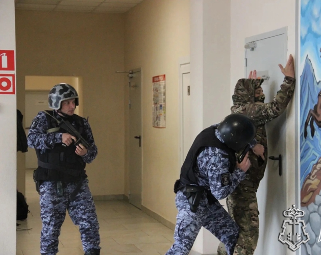 Росгвардия приняла участие во всероссийских учениях в Адыгее